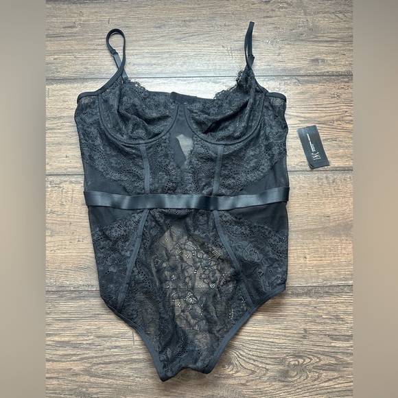None Other - Black Mesh Top - XL